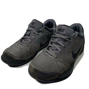 Nike Mens Size 7 Air Ring Leader Low 488102-002 Gray Black Running Shoes